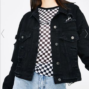 “Under the influence” denim jacket